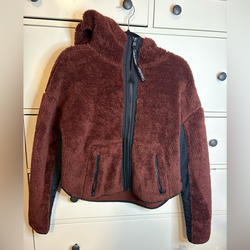 Calvin Klein Sherpa Jacket size small